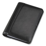 Regal Leather Business Card Binder, 120 Card Capacity, 2 X 3 1-2 Cards, Black