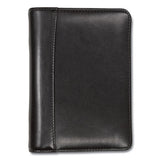 Regal Leather Business Card Binder, 120 Card Capacity, 2 X 3 1-2 Cards, Black