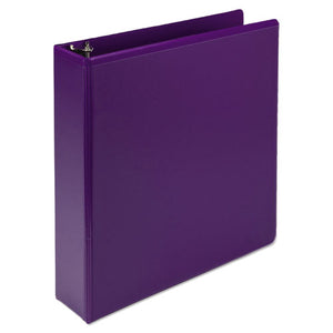 Earth’s Choice Biobased Durable Fashion View Binder, 3 Rings, 2" Capacity, 11 X 8.5, Purple, 2-pack