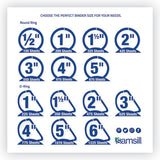 Earth’s Choice Biobased Durable Fashion View Binder, 3 Rings, 2" Capacity, 11 X 8.5, Berry, 2-pack