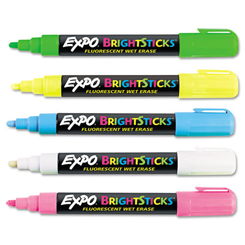 Bright Sticks, Medium Bullet Tip, Assorted Colors, 5-set