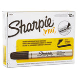 Durable Metal Barrel Permanent Marker, Broad Chisel Tip, Black