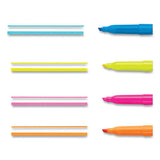 Pocket Style Highlighters, Chisel Tip, Assorted Colors, 5-set