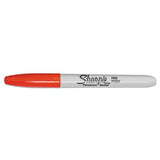 Fine Tip Permanent Marker, Red, 36-pack