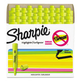 Tank Style Highlighters, Chisel Tip, Fluorescent Yellow, 36-box