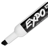 Low-odor Dry-erase Marker, Broad Chisel Tip, Black, 36-box