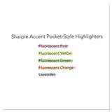 Pocket Style Highlighters, Chisel Tip, Yellow, 36-pack