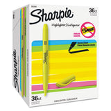 Pocket Style Highlighters, Chisel Tip, Yellow, 36-pack