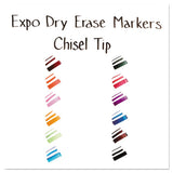 Low-odor Dry Erase Marker Office Pack, Broad Chisel Tip, Assorted Colors, 192-pack