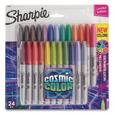 Cosmic Color Permanent Markers, Medium Bullet Tip, Assorted Colors, 5-pack