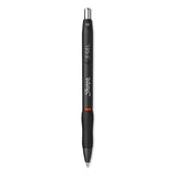 S-gel Retractable Gel Pen, Bold 1 Mm, Red Ink, Black Barrel, Dozen