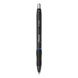 S-gel Retractable Gel Pen, Bold 1 Mm, Black Ink, Black Barrel, Dozen