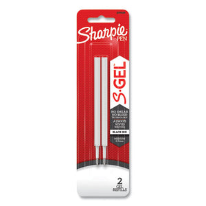 S-gel 0.7 Mm Pen Refills, Medium Point, Black Ink, 2-pack