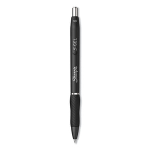 S-gel Retractable Gel Pen, Bold 1 Mm, Black Ink, Black Barrel, 36-pack