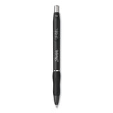 S-gel Retractable Gel Pen, Bold 1 Mm, Black Ink, Black Barrel, 36-pack