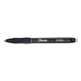 S-gel Retractable Gel Pen, Medium 0.7 Mm, Purple Ink, Purple Barrel, Dozen