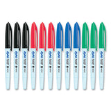 Vis-a-vis Wet Erase Marker, Fine Bullet Tip, Assorted, Dozen
