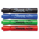 Flip Chartmarker, Broad Bullet Tip, Assorted Colors, 4-set
