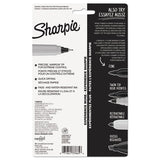Ultra Fine Tip Permanent Marker, Extra-fine Needle Tip, Black, 5-pack