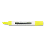 4009 Chisel Tip Highlighter, Chisel Tip, Fluorescent Yellow, Dozen