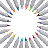 Ultra Fine Tip Permanent Marker, Extra-fine Needle Tip, Assorted Colors, 24-set