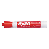 Low-odor Dry-erase Marker, Broad Chisel Tip, Red, Dozen