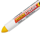 Mean Streakmarking Stick, Broad Bullet Tip, Yellow