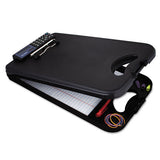 Deskmate Ii W-calculator, 1-2" Clip Cap, 8 1-2 X 12 Sheets, Black