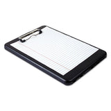 Slimmate Storage Clipboard, 1-2" Clip Capacity, Holds 8 1-2 X 11 Sheets, Black