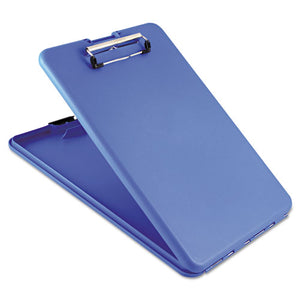Slimmate Storage Clipboard, 1-2" Clip Capacity, Holds 8 1-2 X 11 Sheets, Blue