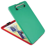 Slimmate Show2know Safety Organizer, 1-2" Clip Cap, 9 X 11 3-4 Sheets, Red-green