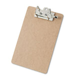 Recycled Hardboard Archboard Clipboard, 2" Clip Cap, 8 1-2 X 12 Sheets, Brown