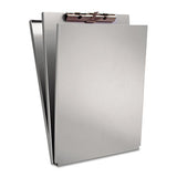 A-holder Aluminum Form Holder, 1-2" Clip Capacity, Holds 8.5 X 12 Sheets, Silver