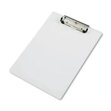 Acrylic Clipboard, 1-2" Capacity, Holds 8-1-2w X 12h, Clear