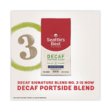 Port Side Blend Ground Coffee, Decaffeinated Medium Roast, 12 Oz Bag, 6-carton