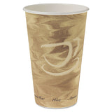 Mistique Hot Paper Cups, 16oz, Brown, 50-sleeve, 20 Sleeves-carton