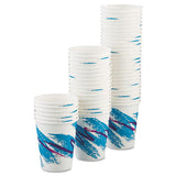 Jazz Paper Hot Cups, 10oz, Polycoated, 50-bag, 20 Bags-carton