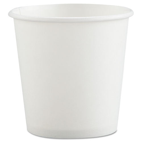 Polycoated Hot Paper Cups, 4 Oz, White