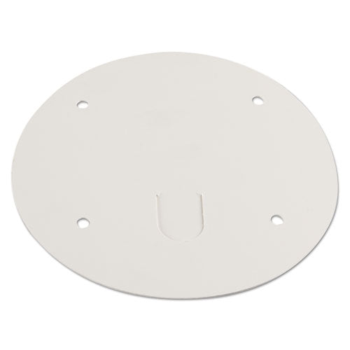 Paper Tab Lids For Buckets, White, 7 1-5