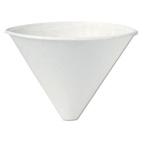 Funnel-shaped Medical And Dental Cups, Treated Paper, 6 Oz, 250-bag, 10-carton
