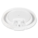 Lift Back And Lock Tab Cup Lids For Foam Cups, Fits 10 Oz Trophy Cups, White, 2000-carton