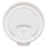 Lift Back And Lock Tab Cup Lids For Foam Cups, For Slox8j, White, 2000-carton