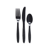Guildware Heavyweight Plastic Cutlery, Knives, Clear, 1000-carton