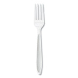 Impress Heavyweight Full-length Polystyrene Cutlery, Fork, White, 100/box