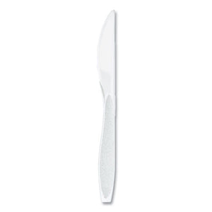 Impress Heavyweight Full-length Polystyrene Cutlery, Knife, White, 100/box, 10 Boxes/carton