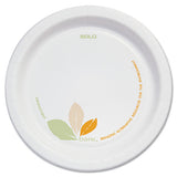 Bare Paper Eco-forward Dinnerware, 8 1-2" Plate, Green-tan, 250-carton