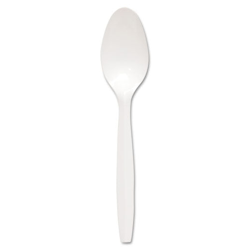 Regal Mediumweight Cutlery, Full-size, Teaspoon, White, 1000-carton