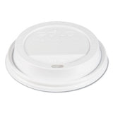 Traveler Cappuccino Style Dome Lid, Fits 10oz Cups, White, 100-pack, 10 Packs-carton