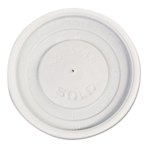 Polystyrene Vented Hot Cup Lids, 4oz Cups, White, 100-pack, 10 Packs-carton