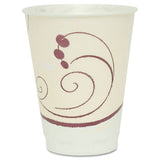 Symphony Design Trophy Foam Hot-cold Cups, 12 Oz, Beige, 1000-carton